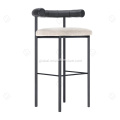 Bar Stool Chairs Metal frame with backrest counter chair Manufactory